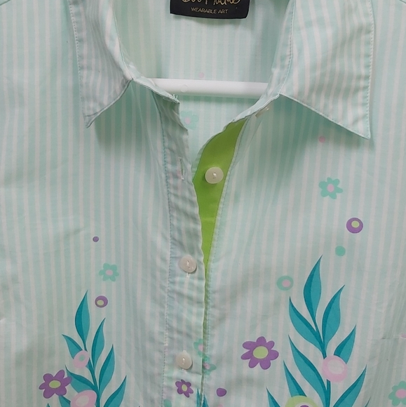Bob Mackie Vintage button down shirt - Picture 5 of 8